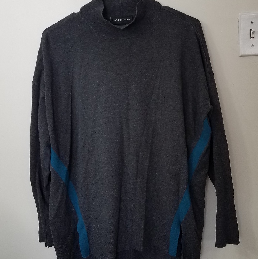 NWOT 14/16 Lane Bryant Mock Neck Sweater